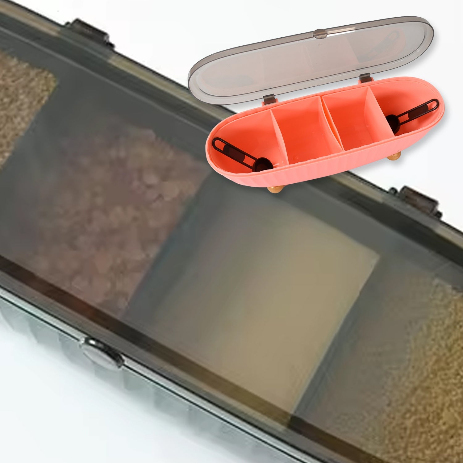 8255 Spice Bottle Spice Jar Durable Spice Seasoning Box, Jar Food Grade Spoon Seasoning Case for Kitchen / Dry fruit Tray (1 Pc) 8255 Spice Bottle Spice Jar Durable Spice Seasoning Box, Jar Food Grade Spoon Seasoning Case for Kitchen / Dry fruit Tray (1 Pc)